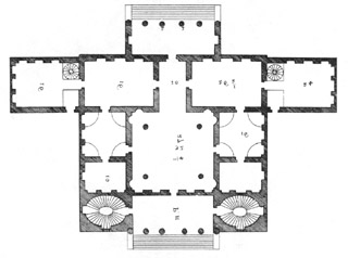 roman villa floor plan