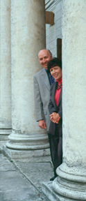Sally and Carl at villa